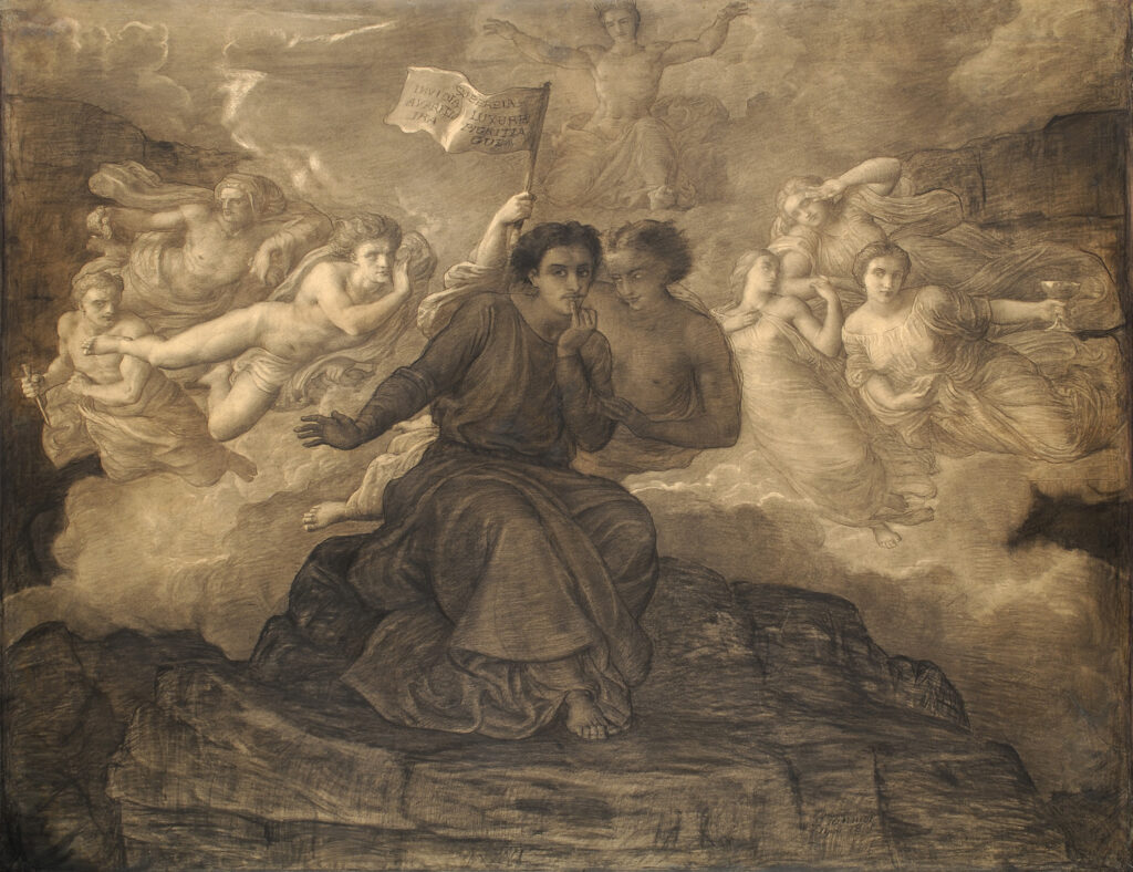 L'Esprit du Mal, VII, Poème de l'âme, Louis Janmot, 1861