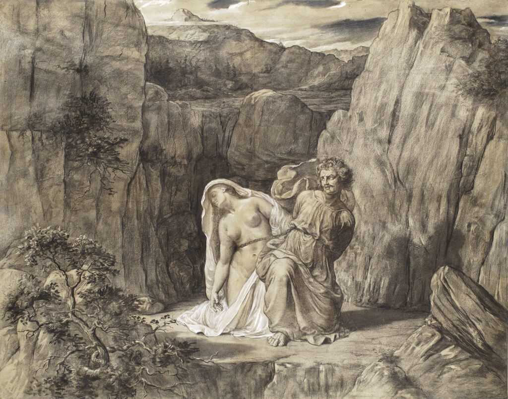 Le supplice de Mezence, XII, Poème de l'âme, Louis Janmot, 1877